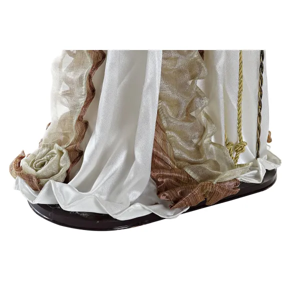 Seimikuvaelma DKD Home Decor Valkoinen Kullattu 48 x 28 x 90 cm Muovinen