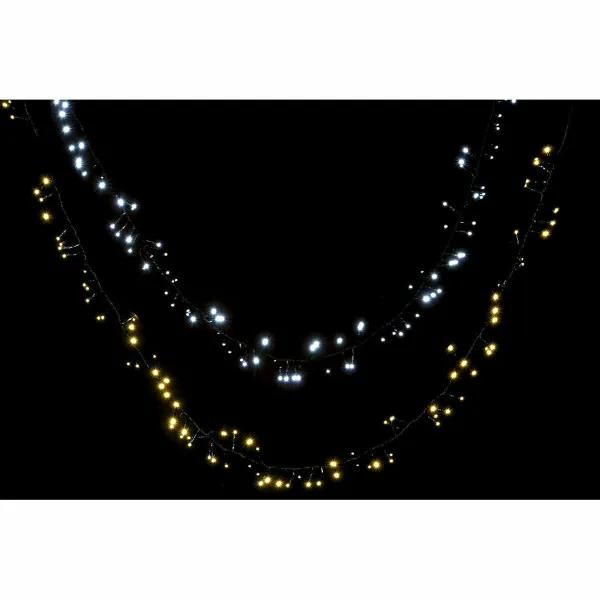 Valonauha DKD Home Decor Keltainen Valkoinen LED (2 osaa)