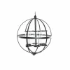 Подсвечник DKD Home Decor Чёрный Металл Стеклянный 60 x 60 x 73 cm