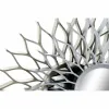 Настенное часы DKD Home Decor Шампанское Серебристый полипропилен Зеркало 50 x 4 x 50 cm 5 Предметы (2 штук)