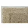 Kilimas DKD Home Decor Scandi Poliesteris Medvilnė Balta Šviesiai rudas Džiutas 120 x 180 x 1 cm