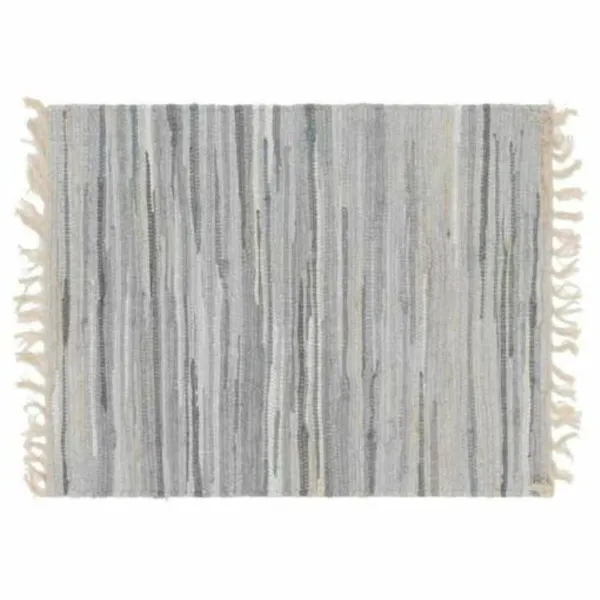 Paklājs DKD Home Decor Kokvilna Āda Indietis (200 x 290 x 1 cm)