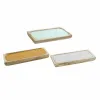 Kynttilä DKD Home Decor Luonnollinen Viidakko Alpino (3 osaa)