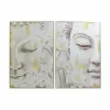 Maalaus DKD Home Decor Alumiini Kristalli 80 x 4 x 120 cm