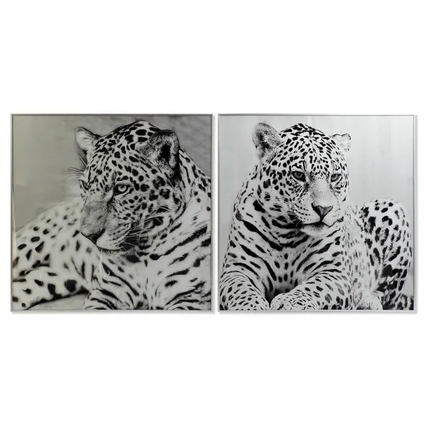 Maalaus DKD Home Decor Alumiini Kristalli 100 x 2,5 x 100 cm
