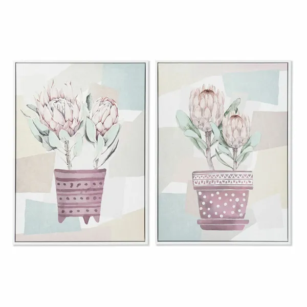 Kangas DKD Home Decor polystyreeni Kangas 53 x 4,5 x 73 cm