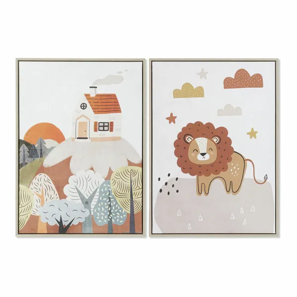Полотно DKD Home Decor полистирол Полотно 53 x 4,5 x 73 cm