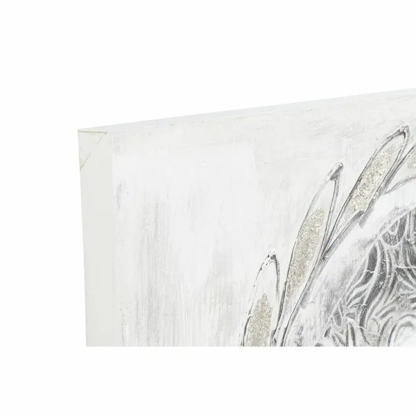 Canvas DKD Home Decor Pinewood Canvas 80 x 3,7 x 100 cm