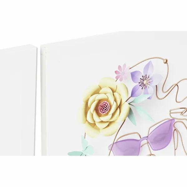 Kangas DKD Home Decor Kangas Puu MDF 40 x 1,8 x 40 cm