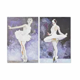 Drobė DKD Home Decor Pušis Drobė 40 x 1,8 x 60 cm