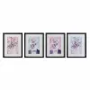 Maalaus DKD Home Decor Autoa (35 x 2,5 x 45 cm) (35 x 2 x 45 cm) (4 osaa)