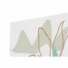 Canvas DKD Home Decor Flowers (60 x 1,8 x 60 cm) (4 Units)