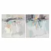 Canvas DKD Home Decor Canvas Koks MDF 60 x 2,5 x 60 cm