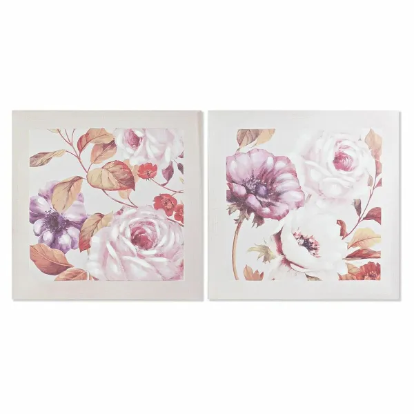 Canvas DKD Home Decor Fir Canvas 70 x 3 x 70 cm