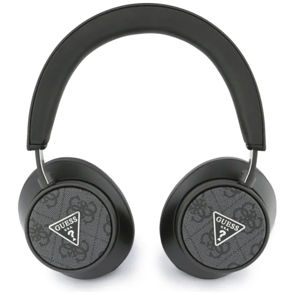 Guess 4G Triangle Logo - Bezdrátová sluchátka pøes uši Bluetooth V5.4 ENC (Èerná)