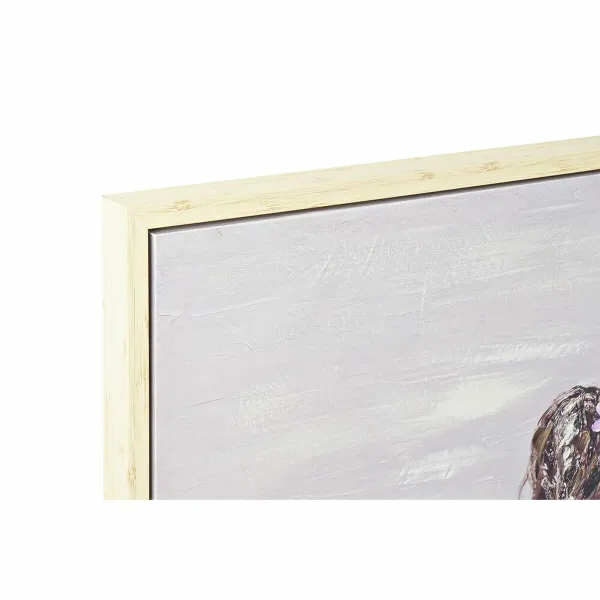 Canvas DKD Home Decor polystyrene Canvas 100 x 4 x 100 cm