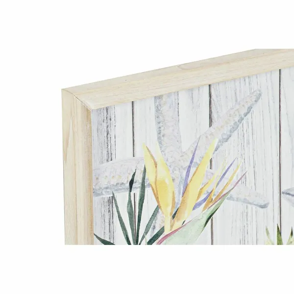 Glezna DKD Home Decor Koks MDF 40 x 1,8 x 60 cm