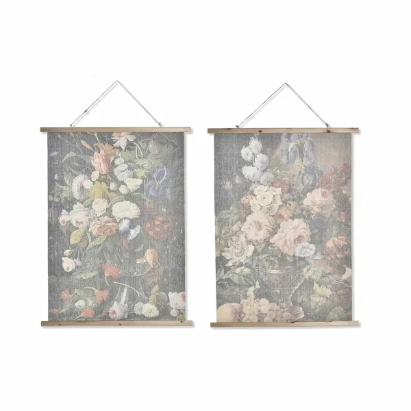 Drobė DKD Home Decor Virvė Eglė 75 x 2 x 100 cm