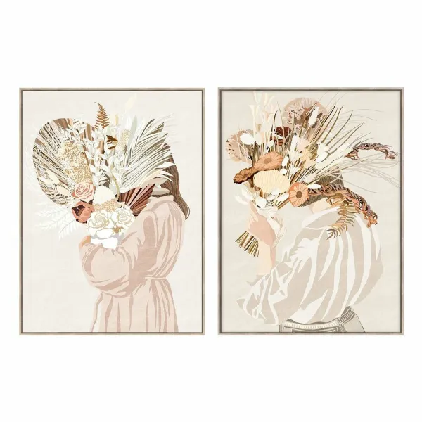 Kangas DKD Home Decor polystyreeni Kangas 90 x 4 x 120 cm