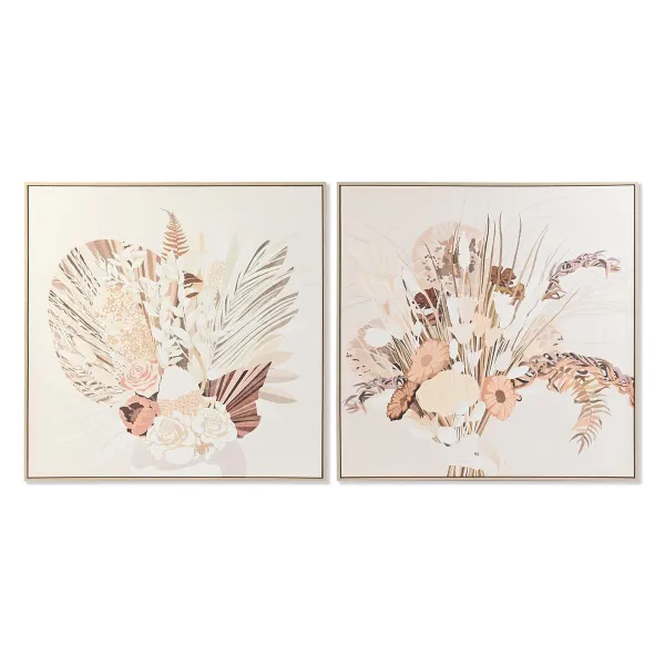 Canvas DKD Home Decor polistirols Canvas 100 x 4 x 100 cm