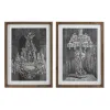 Maalaus DKD Home Decor Kristalli Kuusi 50 x 2 x 70 cm