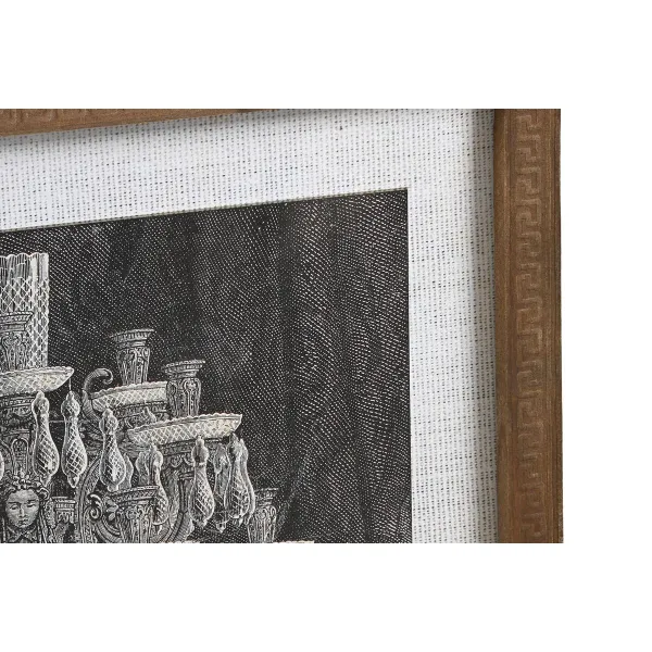 Glezna DKD Home Decor Stikls Egle 50 x 2 x 70 cm