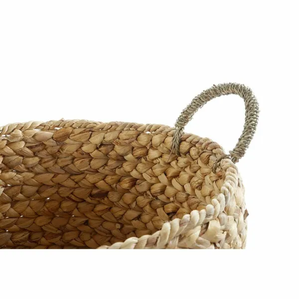 Grozs DKD Home Decor Brūns Dabisks niedres (2 Daudzums)
