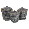 Grozs DKD Home Decor Balts Melns Dabisks