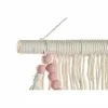 Настенный декор DKD Home Decor 70 x 3 x 85 cm Синий Розовый Кремовый (2 штук)