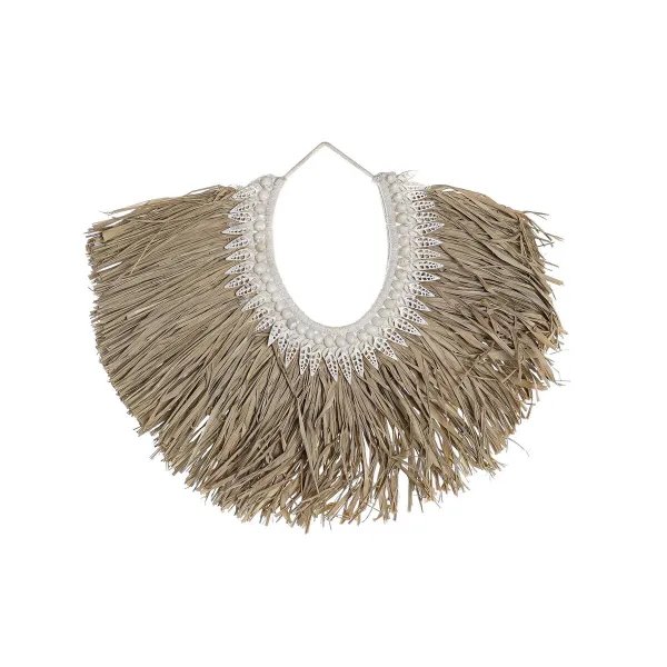 Seinäkoriste DKD Home Decor Beige Ruskea Shells Kuitu (70 x 3 x 57 cm)
