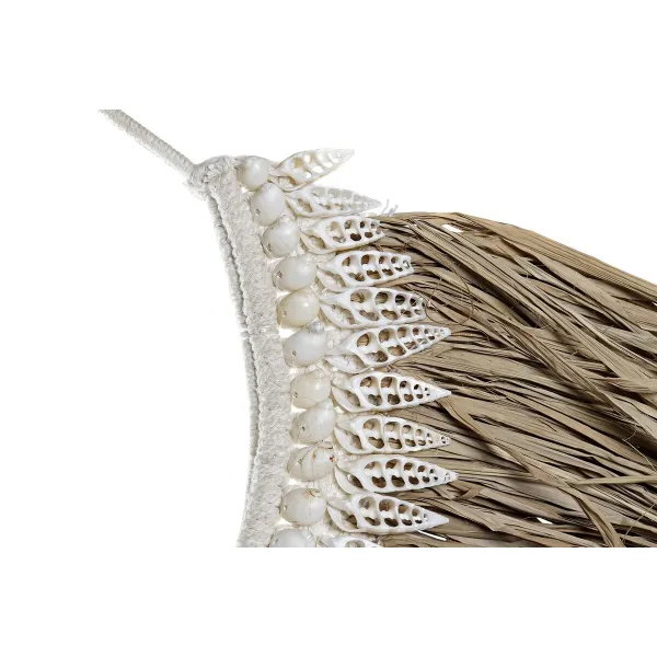 Seinäkoriste DKD Home Decor Beige Ruskea Shells Kuitu (70 x 3 x 57 cm)