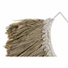 Sienų dekoracija DKD Home Decor Rusvai gelsva Ruda Kriauklės Pluošta (70 x 3 x 57 cm)