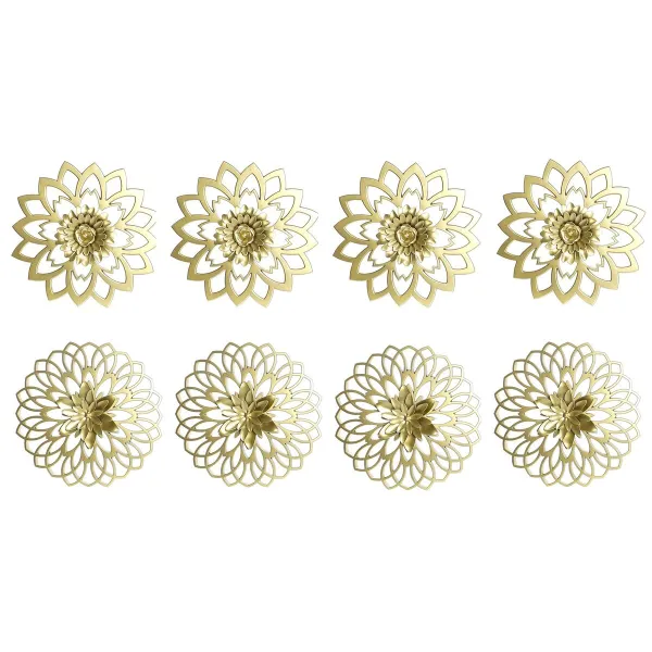 Декоративная фигура DKD Home Decor (4 Предметы) (2 штук) (25 x 2 x 25 cm)