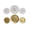 Декоративная фигура DKD Home Decor (2 штук) современный (35 x 2 x 35 cm)