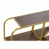 Настенное зеркало DKD Home Decor Коричневый Позолоченный 100 x 18 x 40 cm