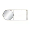 Sieninis veidrodis DKD Home Decor Auksinis Šiuolaikiškas 80 x 13 x 35 cm