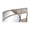 Sieninis veidrodis DKD Home Decor Auksinis Šiuolaikiškas 80 x 13 x 35 cm