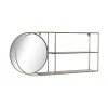 Sieninis veidrodis DKD Home Decor Auksinis Šiuolaikiškas 80 x 13 x 35 cm