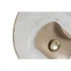 Sienų dekoracija DKD Home Decor Veidrodis Pilka Auksinis Metalinis Degtas molis Šiuolaikiškas Apskritimai (96,5 x 7 x 59 cm)