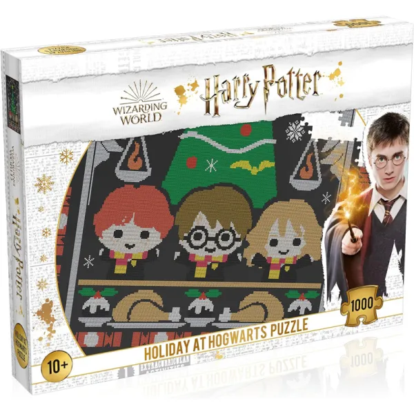 Harry Potter - 1000-piece puzzle in a decorative box (Holidays at Hogwarts)