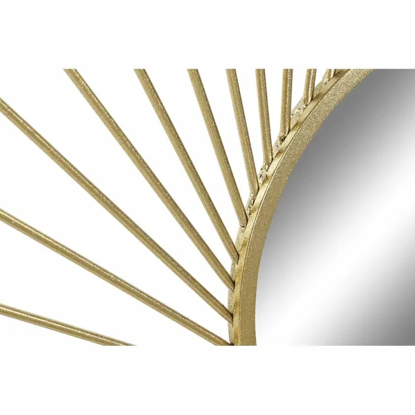 Настенное зеркало DKD Home Decor Позолоченный 84 x 2,5 x 84 cm