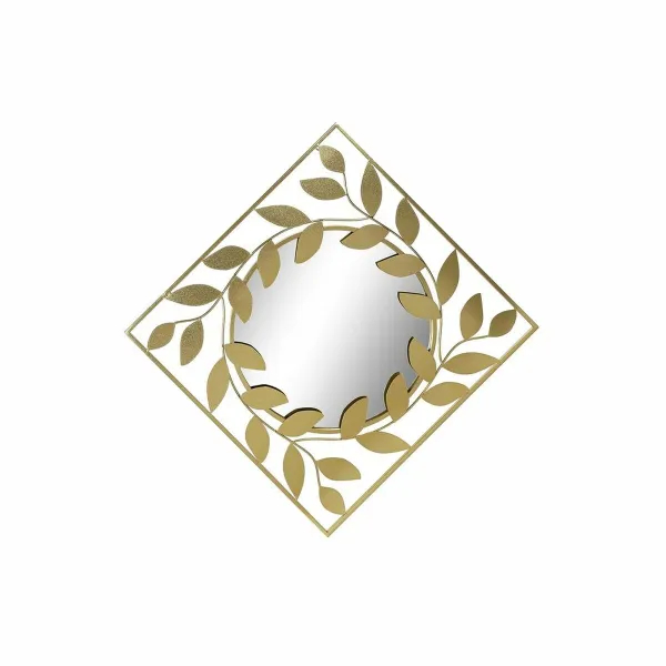Sienas spogulis DKD Home Decor Bronza Laurel 120 x 2,5 x 120 cm (120 Daudzums)