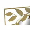 Wall mirror DKD Home Decor Golden Laurel 120 x 2,5 x 120 cm (120 Pieces)