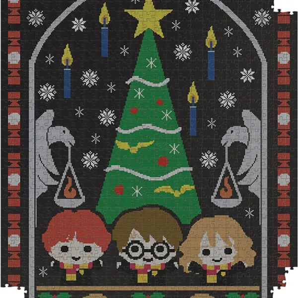Harry Potter - 1000-piece puzzle in a decorative box (Holidays at Hogwarts)
