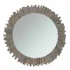 Wall mirror DKD Home Decor Fir Crystal 60 x 4 x 60 cm White Alpino Trunks