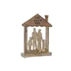 Декоративная фигура DKD Home Decor Коричневый Древесина манго современный Семья (30 x 8 x 39 cm)