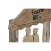 Dekoratyvinė figūrėlė DKD Home Decor Ruda Mango mediena Šiuolaikiškas Šeima (30 x 8 x 39 cm)