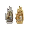 Декоративная фигура DKD Home Decor Серый Позолоченный Будда Смола (10 x 7,2 x 20,9 cm) (2 штук)