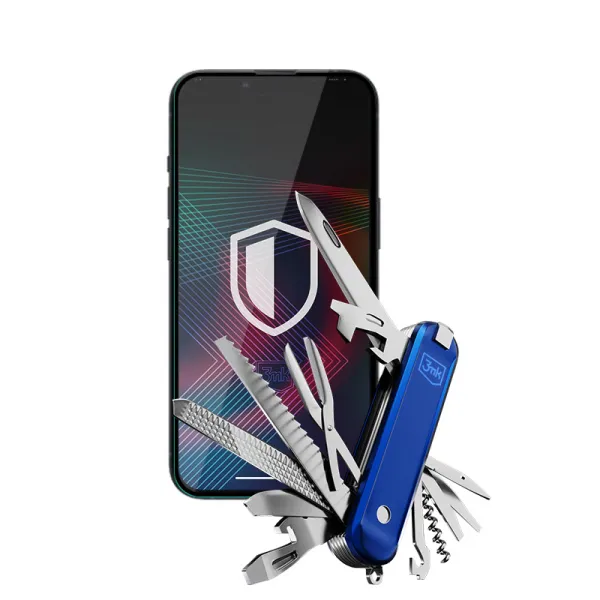 3mk HardGlass Max Lite - Tempered Glass for iPhone 14 Pro (Black)