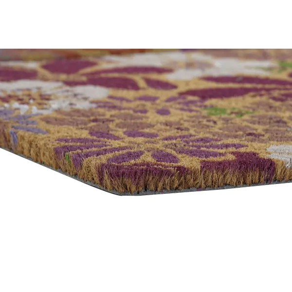 Doormat DKD Home Decor Rubber Multicolour 2 Units Coconut Fibre (60 x 40 x 1,5 cm)